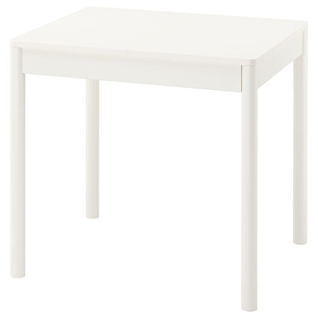 Açılır mutfak masası, kırık beyaz, 2-4 kişilik