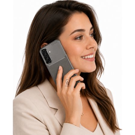 Samsung Galaxy A27 Uyumlu Kılıf Karbon Tasarım Kamera Korumalı Silikon Telefon Kılıfı Kapak