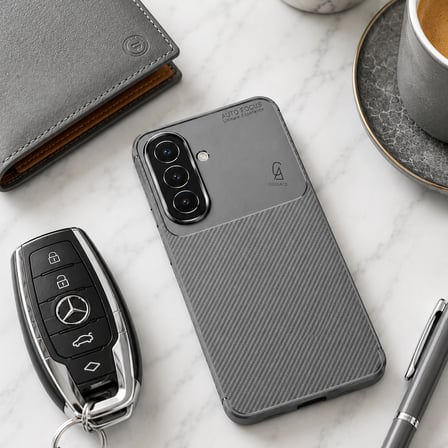 Samsung Galaxy A27 Uyumlu Kılıf Karbon Tasarım Kamera Korumalı Silikon Telefon Kılıfı Kapak
