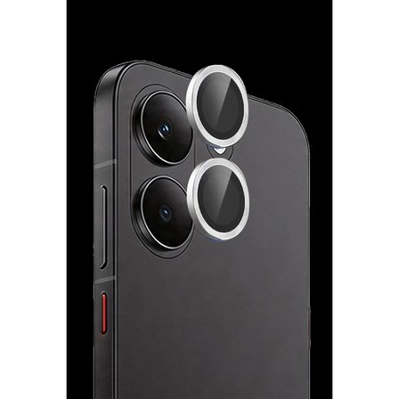 Newface Xiaomi Poco X8 Pro Raze Metal Kamera Lens - Gümüş