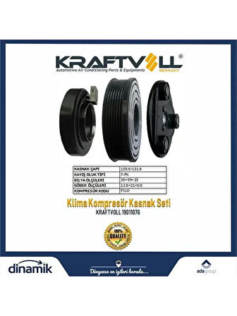 KLIMA KOMPRESOR KASNAK SETI FORD TRANSIT V184 0106 7.PK SET 12.V