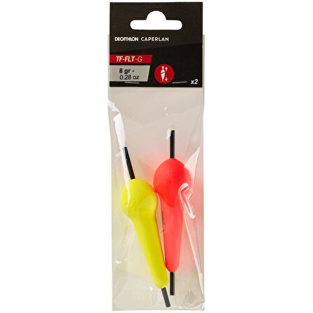 Alabalık Balıkçılığı Şamandırası - 2'li Paket - Sarı / Kırmızı - TF-FLT-G - 4G