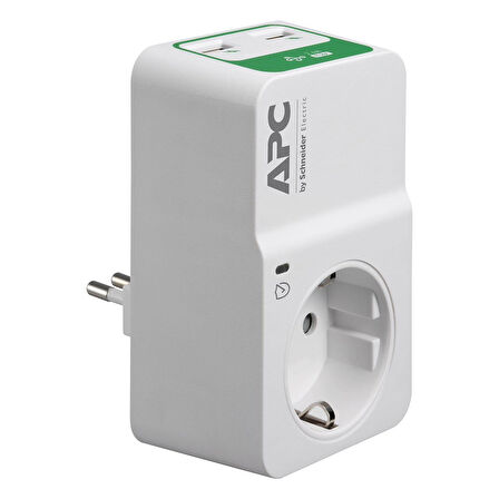 SCHNEIDER ELECTRIC PM1WU2-GR APC TEKLİ AKIM KORUMALI PRİZ 2 USB'Lİ