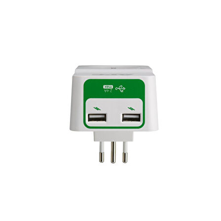 SCHNEIDER ELECTRIC PM1WU2-GR APC TEKLİ AKIM KORUMALI PRİZ 2 USB'Lİ