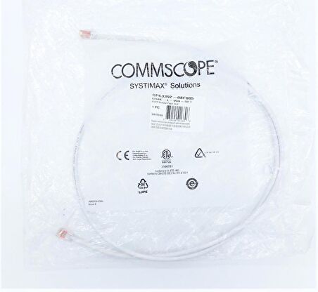 PATCH CORD UTP CAT6 1,5 MT WHITE (CPC3392-08F005)