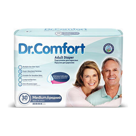 Dr. Comfort Belbantlı Hasta Bezi M Beden 30 Adet