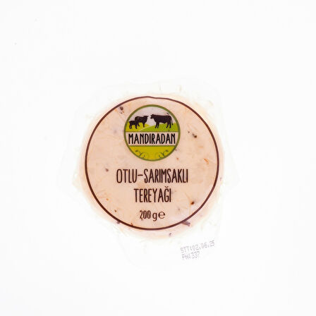 Mandıradan Otlu Sarımsaklı Tereyağ 200 Gr