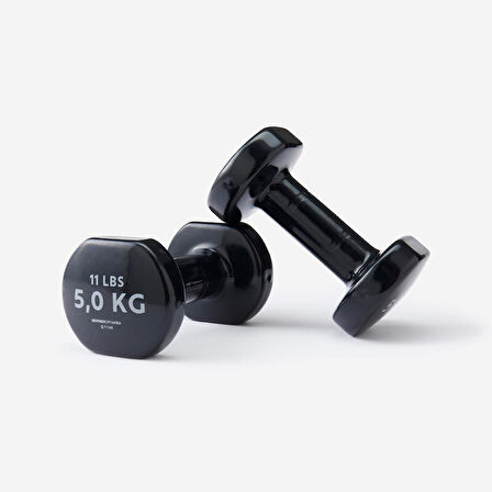 Dambıl - 2 Adet - 5 Kg - Fitness - Siyah