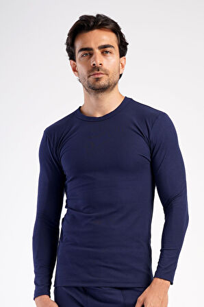 K409006 Vienetta Erkek Pijama Thermal - FÜME - L