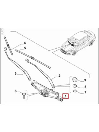 ON SILECEK MEKANIZMASI MOTORSUZ EGEA 15
