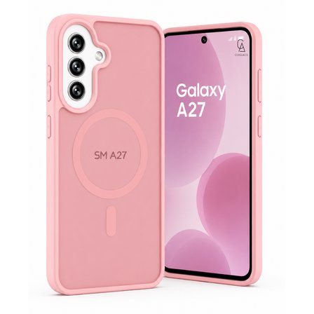 Samsung Galaxy A27 Ile Uyumlu Kılıf Magsafe Şarj Özellikli Mat Arka Yüzeyli Kapak