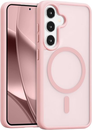 Samsung Galaxy A27 Ile Uyumlu Kılıf Magsafe Şarj Özellikli Mat Arka Yüzeyli Kapak