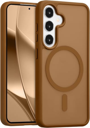 Samsung Galaxy A27 Ile Uyumlu Kılıf Magsafe Şarj Özellikli Mat Arka Yüzeyli Kapak