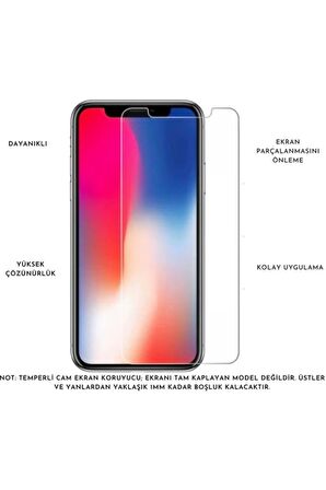 Samsung Galaxy S24 ile Uyumlu Ekran Koruyucu Şeffaf Temperli Kırılmaz Cam Ekran Koruyucu