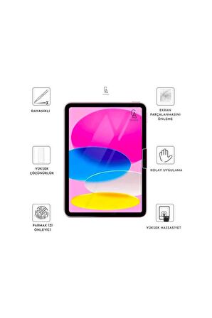 Huawei MatePad T10 ile Uyumlu Kırılmaz Tablet Temperli Cam Ekran Koruyucu