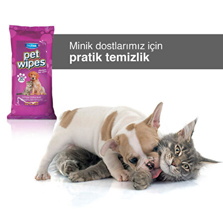 Deep Fresh Pet Temizleme Mendili 6 x 30 Yaprak