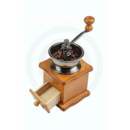 Ahşap Kahve Değirmeni 