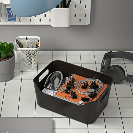 Kutu, antrasit, 24x17 cm