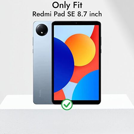 Xiaomi Redmi Pad Se 8.7 inç ile Uyumlu Tam Koruma Nano Esnek Tablet Kırılmaz Ekran Koruyucu