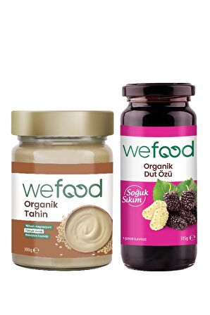 Wefood Organik Tahin 300 gr + Organik Dut Özü 315 gr