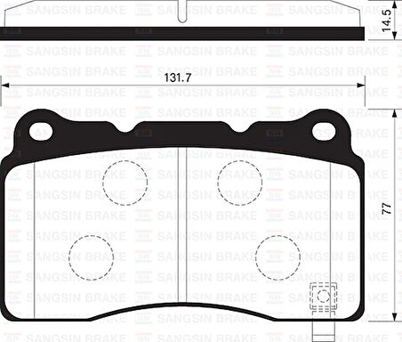 DİSK FREN BALATASI ÖN HONDA CIVIC 2.0 2008-2015 45022TV8E01 45022TV8E02