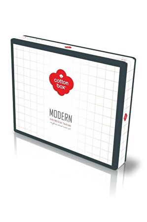 Cotton Box Modern Çift Kişilik Nevresim Takımı Stark Tarçın