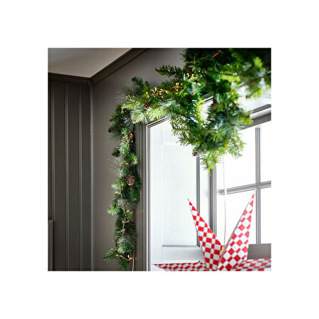 Aydınlatma zinciri, bakır rengi, 3.5 m, pilli