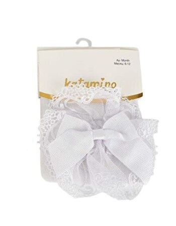 Katamino Kurdele Popo Aks. Kız Bebek Külotlu Çorap K32071 Asorti