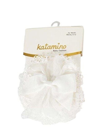 Katamino Kurdele Popo Aks. Kız Bebek Külotlu Çorap K32071 Asorti