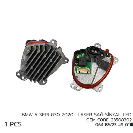BMW 5 G30 2020- LASER SAĞ SİNYL LED MODÜL 23508302 23508302