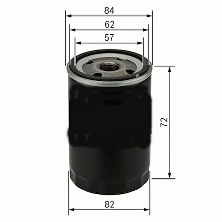 YAĞ FİLTRESİ ACCENT-ERA-ELANTRA-EXCEL-GETZ- 1.5-1.6-1.8-1.9D-2.0 TÜM MODELLER X 2630035500 2630035501 MD031805