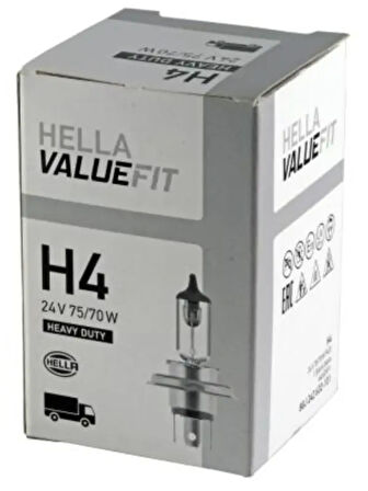 AMPUL FAR H4-HALOJEN 24V  75/70W P43t-38  HR2HDCP1-E ÜNIVERSAL