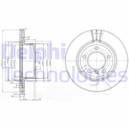FREN DISKI ON BMW E81 E82 E87 E88 E90 34116854997