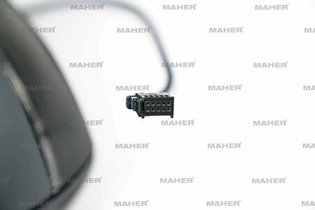 AYNA DIŞ DİKİZ POLO 2009-2010 ELEKTRİKLİ, ISITMALI, SİNYALLİ, ASTARLI, KARE SOKET SAĞ 6R1857508D9B9