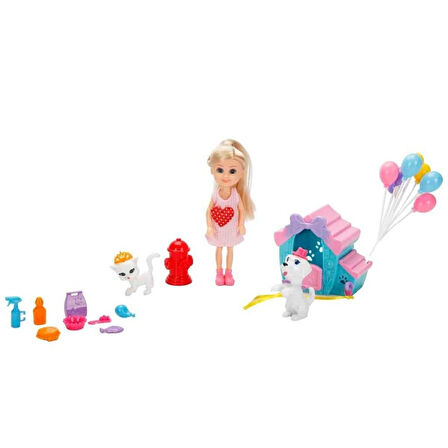 Belissa Köpek Oyun Seti - Köpek Evi ve Figürler - 53802