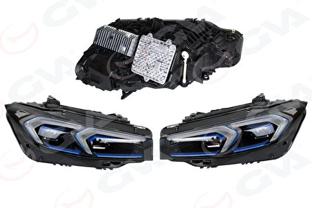 KOMPLE FAR HID LED XENON SAĞ SOL BEYINLER UZERINDE TAK ÇALIŞTIR BMW G20 G80 20172023 63118496149 63118496150