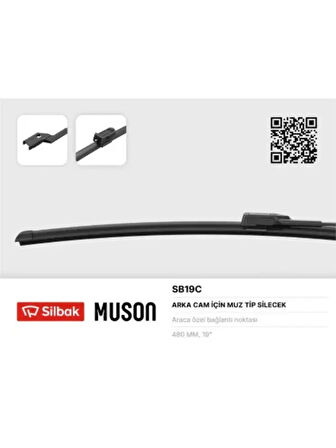 SILECEK SUPURGESI 480mm (MUZ TIP) ARKA MONDEO III 07 5 KAPI