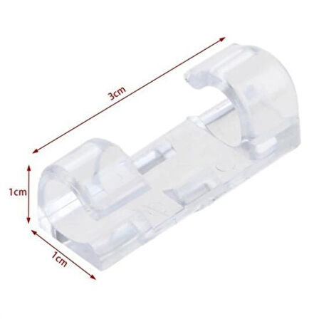 Ev ve Ofis İçin 20'li Yapışkanlı Kablo Düzenleyici ve Toplayıcı