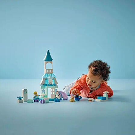 10455 Lego Duplo Anna ve Elsa'nın Karlar Ülkesi Şato Partisi 54 parça +2 yaş