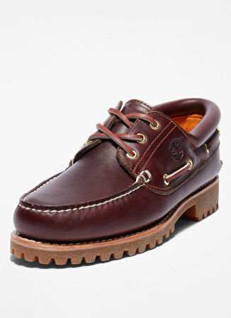 Timberland Deri Bordo Erkek Günlük Ayakkabı Authentic BOAT SHOE