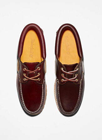 Timberland Deri Bordo Erkek Günlük Ayakkabı Authentic BOAT SHOE