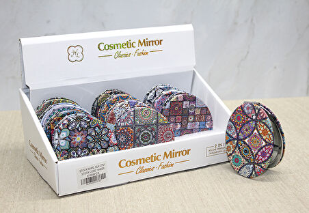 Taşlı El Aynası Oval İnce Model 1