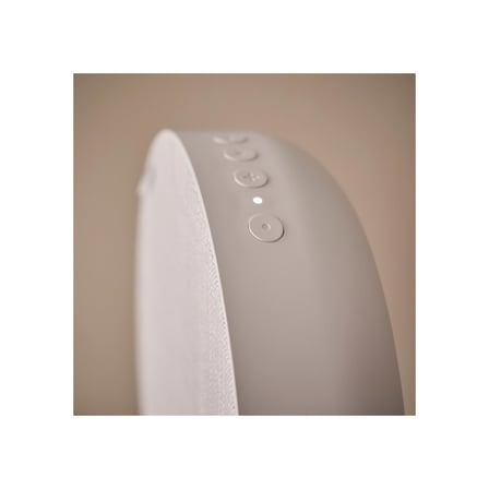 Taşınabilir bluetooth hoparlör, beyaz, 19 cm