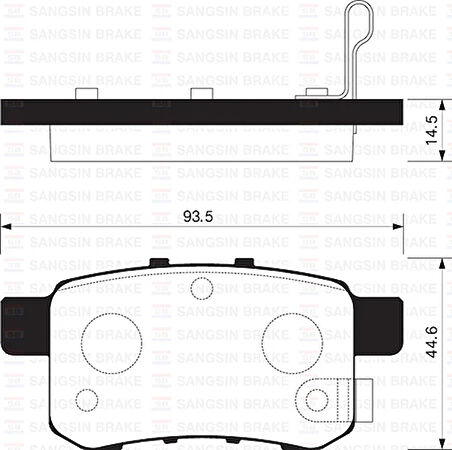 ARKA FREN BALATA HONDA ACCORD 2.0L R20A3 CU1 08- 43022TL1G00 43022TL1G01 43022TA0A00