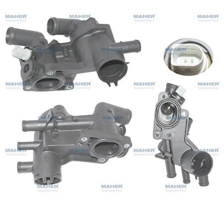 TERMOSTAT KOMPLE POLO / FABIA / IBIZA / CORDOBA 2002-2008 BBY-BBZ-BKY 1.4 032121111AP