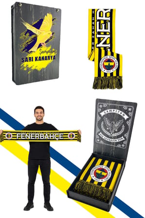 HER ZAMAN HEP SENİNLEYİZ DOKUMA ATKI UV KUTU HEDİYELİ