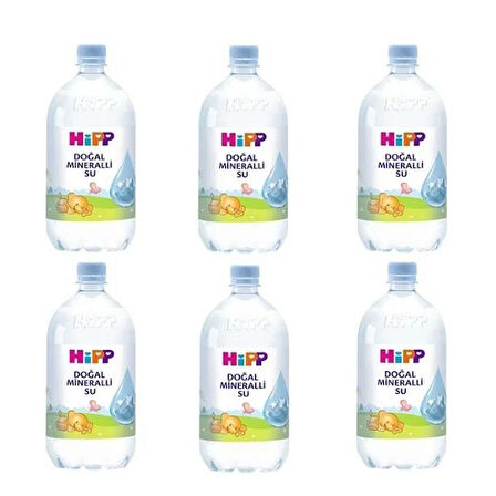 Hipp Doğal Mineralli Su 1 Lt x 6 Adet