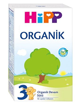 Hipp 3 Organik Devam Sütü 300 gr