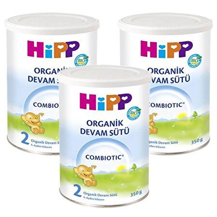 Hipp 2 Organik Combiotic Bebek Sütü 350 Gram 3 Adet