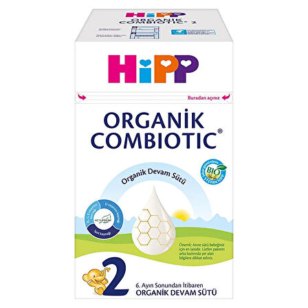 HiPP Organik Combiotic Devam Sütü 2x800 gr